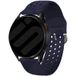 Strap-it Amazfit Bracelet silicone 'Air' Amazfit Balance (bleu foncé)