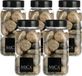 Mica Decorations pierres décoratives - 5x - grand - 650ml - beige mix