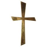 Rayher - Wax met gouden kruis - 10,5 x 5,5 cm - verstekzakje - kleurrijk