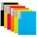 Amazon Basics Lot de 6 protège-documents A4, 30 pochettes, Multicolore