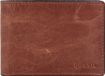 Fossil Derrick Flap Bifold Portemonnee Bruin Leer Mannen
