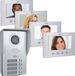 ELRO DV4000-4 Video Deur Intercom – 4 Appartementen - 1080P Full HD Camera met nachtzicht – 4-draads kabel – 16 Beltonen
