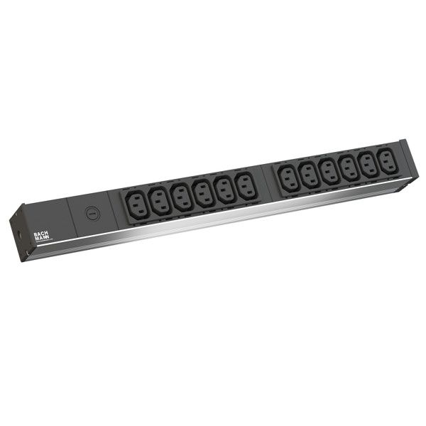 Bachmann 800.2284 Energiedistributie-eenheid (PDU) - Zwart
