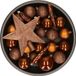 Decoris Kerstballen Set - 34-delig - Kaneel Bruin - Kunststof