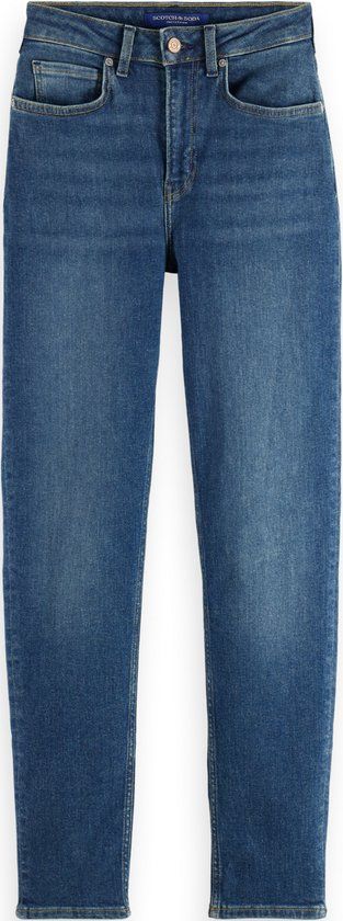 Scotch & Soda CORE HIGH FIVE SUPER STRETCH SLIM JEANS - CLASSIC BLUE - Women's Jeans - W27/L32 - High Waist - Slim Fit