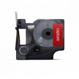 Capture DYMO D1 Label Tape - 12mm Black on White - 7m - Compatible with LabelManager & LabelWriter 450 DUO