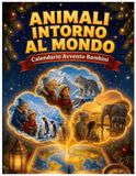 Calendario Avvento Bambini: Animali Intorno al Mondo