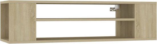 vidaXL Tv-hangmeubel 100x30x26,5 cm bewerkt hout sonoma eikenkleurig