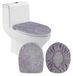 Set de 2 housses de siège de toilette anti-poussière avec bande élastique