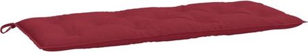 vidaXL Coussin de banc de jardin 120x50x7 cm Tissu Oxford Vin rouge