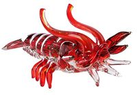 Casablanca Glazen beeldje kreeft rood lengte 38 cm