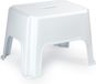 Plasticforte Tabouret de cuisine/repose-pieds - Blanc - 40 x 30 x 28 cm