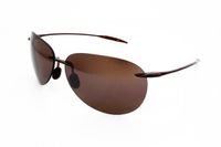 Maui Jim Sugar Beach Polarized Zonnebril - Bruin, Zwart, Kunststof, Unisex, Volwassenen