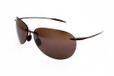 Maui Jim Sugar Beach Polarized Zonnebril - Bruin, Zwart, Kunststof, Unisex, Volwassenen