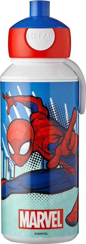 Mepal Campus Pop-Up Drinkfles - 400 ml - Spider-Man
