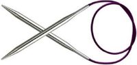 KnitPro Nova Metal rondbreinaalden 40cm 4.00mm Zilver