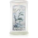 Kringle Candle Winter Cypress Grote geurkaars - 2 lonten