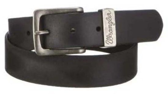 Wrangler Basic Metal Loop Riem Zwart 110 cm Man