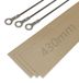3 fils chauffants de rechange pour un fil de thermoscellage de 40 cm, téflon, 450 mm