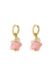 Cala Rose Jewellery by Mae Oorbellen - Goud - Roze - Zeester - Schelp - Zomer - Stainless steel oorbellen