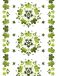 Arvidssons Textil Lövkrans Vert Tissu