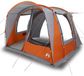 vidaXL Autotent 4-persoons waterdicht grijs en oranje