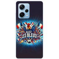Allez les bleus Bedrukt siliconen hoesje compatibel met Xiaomi Redmi Note 12 Pro Plus