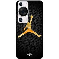 Huawei P60 Pro Jordan logo 23 nike basketbal couleur dorée Maniacase