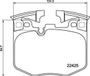 BREMBO P 06 099 Jeu de plaquettes de frein