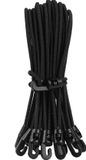 Mont B.V. Corde élastique - 20 Pièces - 25cm - Noir