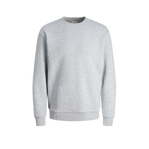 JACK & JONES JACK & JONES JUNIOR sweater JJEBRADLEY grijs melange