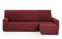 Martina Home Túnez, hoes voor chaise longue, kort hoekdeel rechts, bordeaux (vooraanzicht)