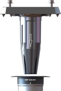 Gard & Rock Afstelbaar Voetstuk voor Zweefparasols - Aluminium