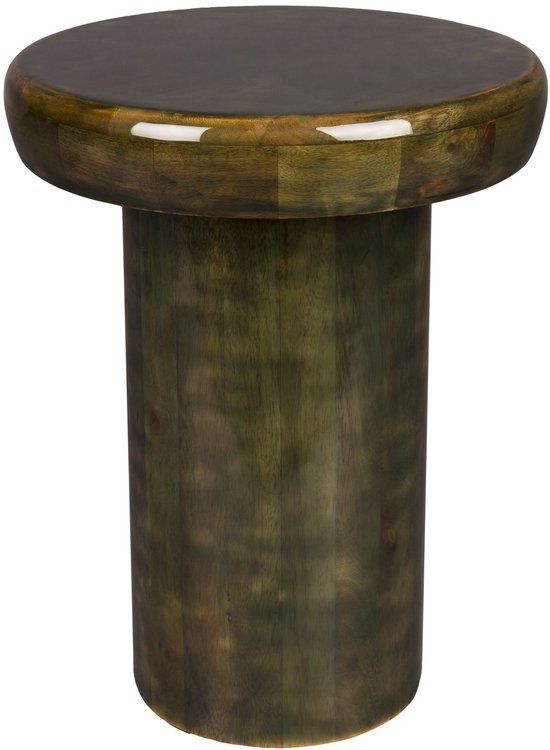 Dutchbone Mush Bijzettafel Rond 35 cm Groen