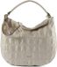 Abro Leren schoudertas Leather Maxi Cocco Hobo Bag Mia Milk crème