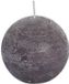 Spaas Bougie - taupe - 8 cm - rustique - 24 heures de combustion