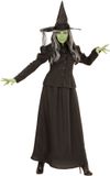 Widmann Heks & Spider Lady & Voodoo & Duistere Religie Kostuum Lange Historische Heks Vrouw Small Halloween Verkleedkleding