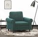 Maison Exclusive - Fauteuil, vert foncé, 60 cm, velours