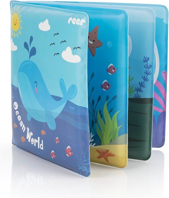 Reer MyHappyBath Book - Magisch badboek, met kleurverandering en piepfunctie
