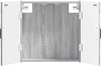 vidaXL Dartbord Kabinet UTRECHT Grijs Sonoma 52,5 x 10,5 x 53,5 cm