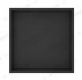 ADW Best Nero "Kaya" inbouwnis 30.5x30.5x7 cm mat-zwart