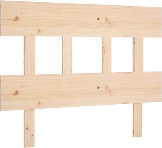 vidaXL Hoofdbord - Massief Grenenhout - 93,5x3x81 cm