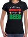 Wonderful beer fout Kerst bier t-shirt - Noir - Femme - Taille S