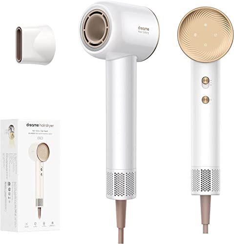 Dreame Hair Glory haardroger sneldrogend 110.000 RPM high-speed Motor 70m/s luchtstroomsnelheid krachtige negatieve ionen technologie lichtgewicht temperatuur- en luchtsnelheidsregeling