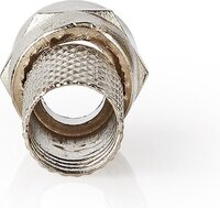 Nedis F-Connector - Recht - Male - Twist-On - 75 Ohm - 25 Stuks