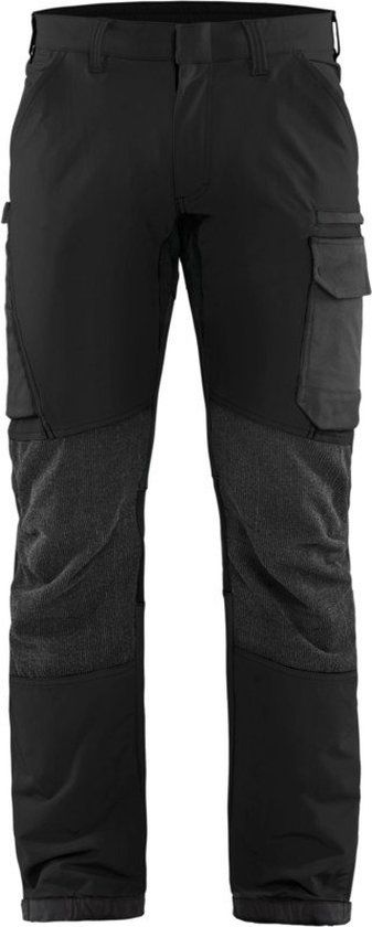 Blaklader Service werkbroek 1422-1645 - Zwart/Donkergrijs - Maat 50