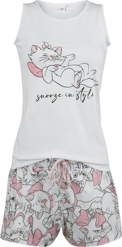 Aristocats Marie - Snooze In Style Pyjama meerkleurig Katoen - Vrouwen - Mouwloos - 100% katoen - Maat L