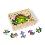 Melissa & Doug Dinosauruspuzzels in een doos