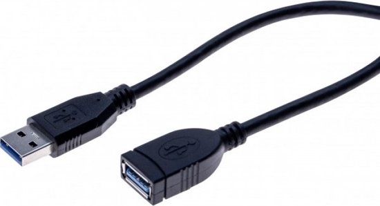 EXC 532462 USB-kabel USB 3.2 Gen 1 (3.1 Gen 1) 3 m USB A Zwart