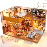 Merkloos DIY Miniatuur Poppenhuis Bouwset voor Creatieve Geesten